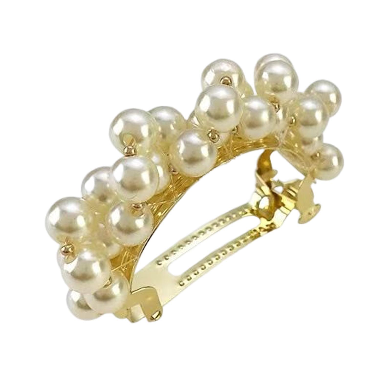 Elegant Pearl Hair Clip for Women Hairpins Accessories Girls Bridal Clips