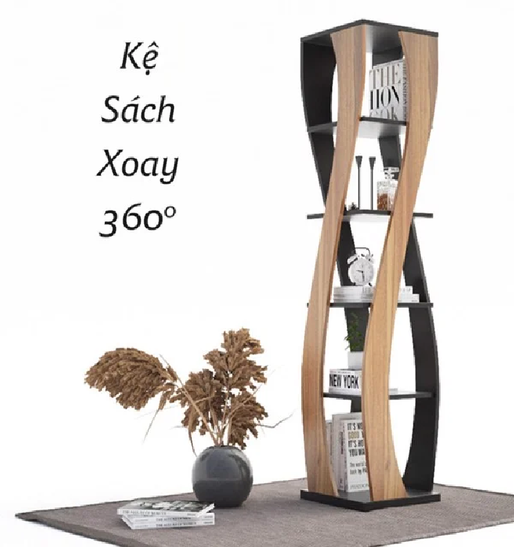 Kệ Sách Xoay HC-421