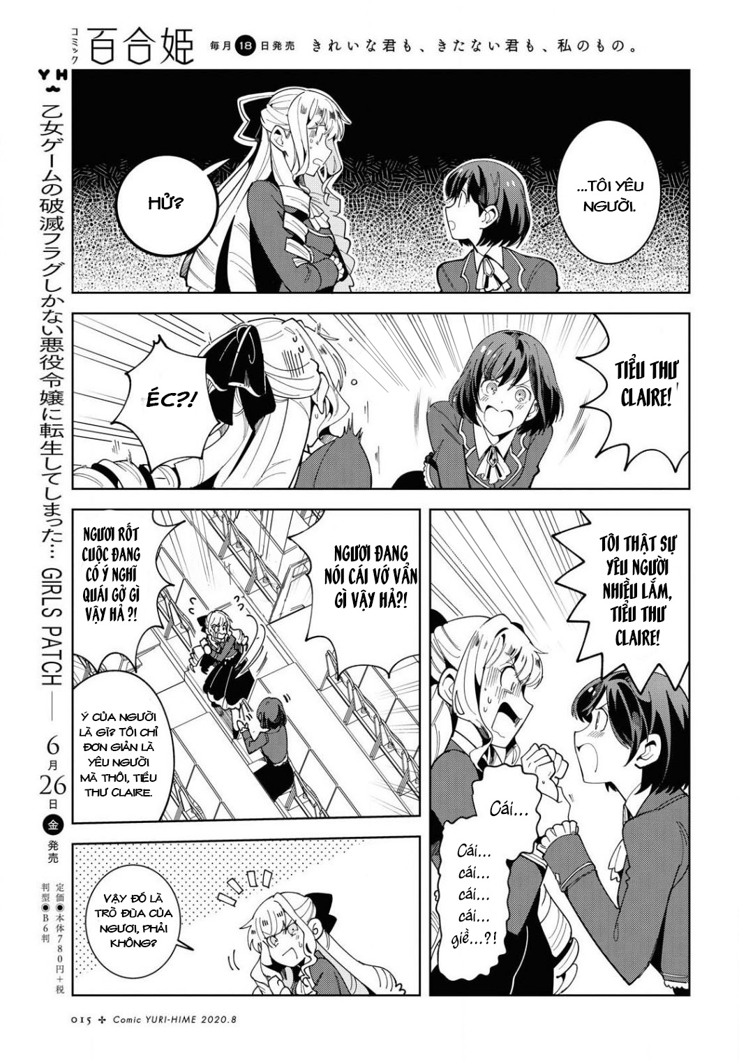 tôi rơi vào lưới tình với nàng phản diện chapter 1 8