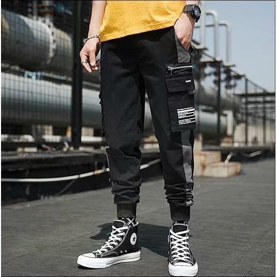 Quần jogger nam túi hộp chất kaki cotton mềm mịn, phong cách đường phố, hàn quốc RFE K84