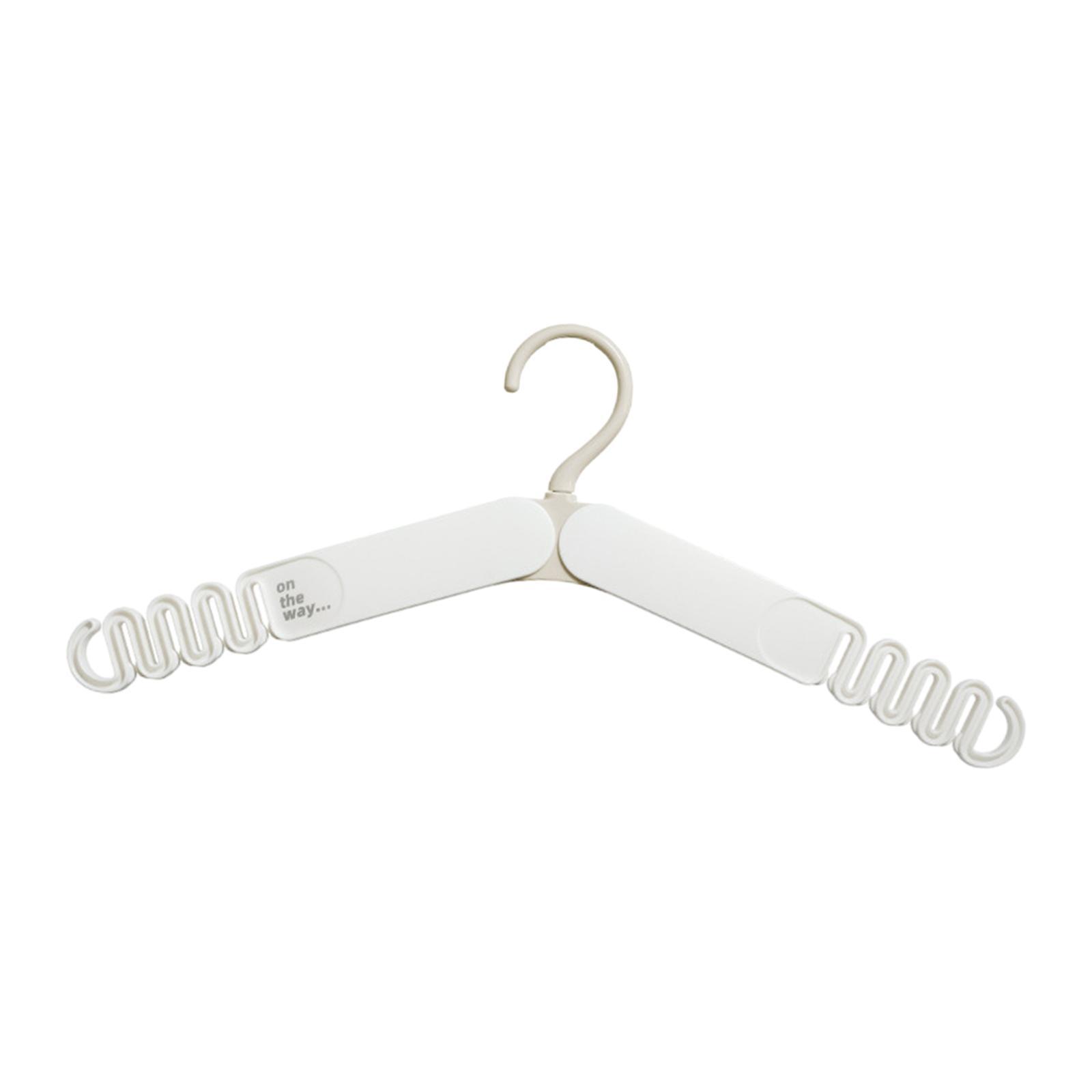 Foldable Travel Hanger Coat Hanger Portable Foldable Hanger 360° Rotating Hook Clothes Hanger Drying Rack for Coats Clothing