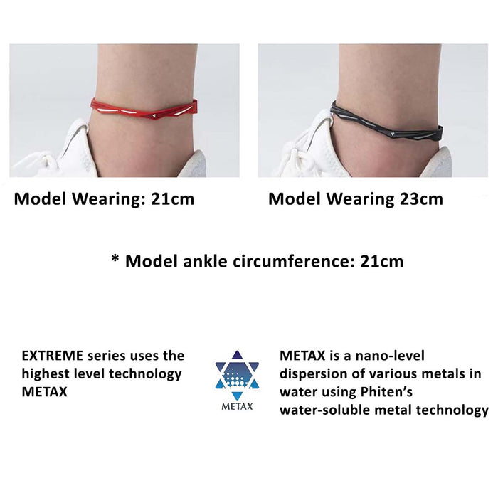 Vòng tay Phiten Rakuwa anklet extreme twist