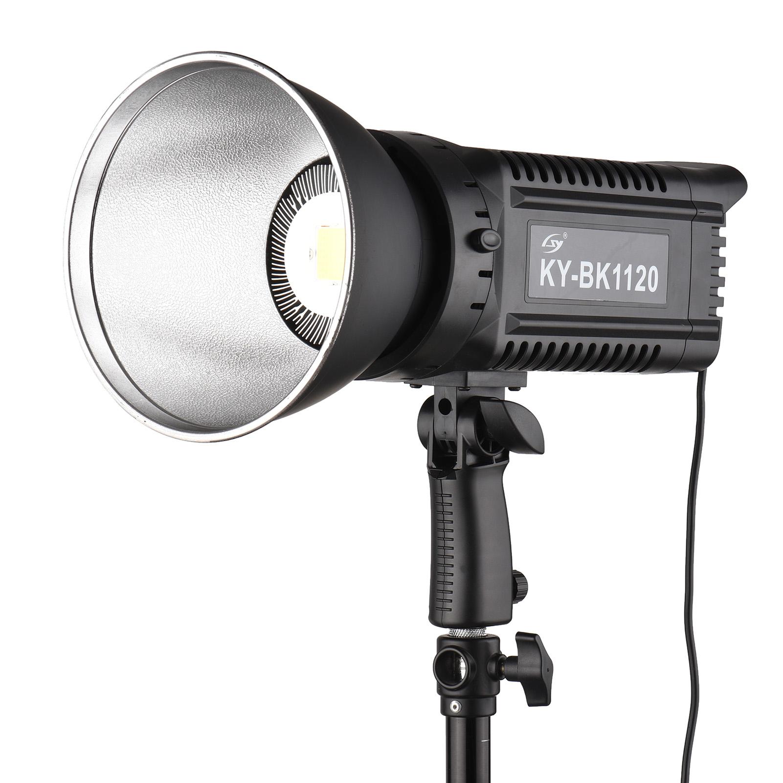 150W Studio LED Video Light 5600K Color Temperature CRI93+ TLCI95+ Bowens Mount with Protector Reflector Remote Control
