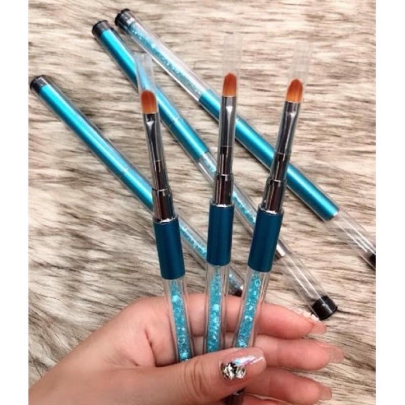 Cọ đắp gel cán đá, cọ gel cán đá đầu tròn
