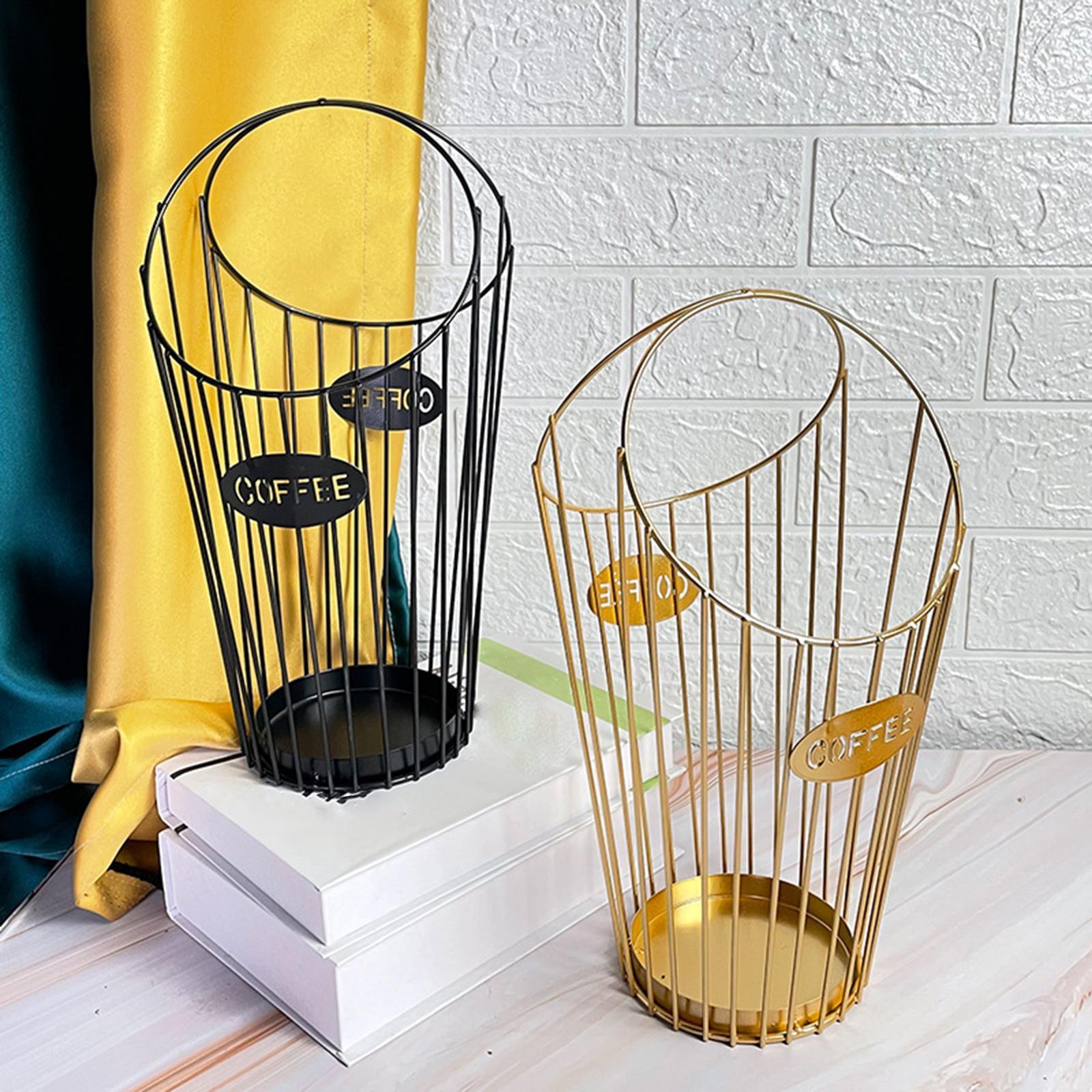 Coffee Capsule Holder Large Capacit Coffee Capsule Storage Basket for Countertop