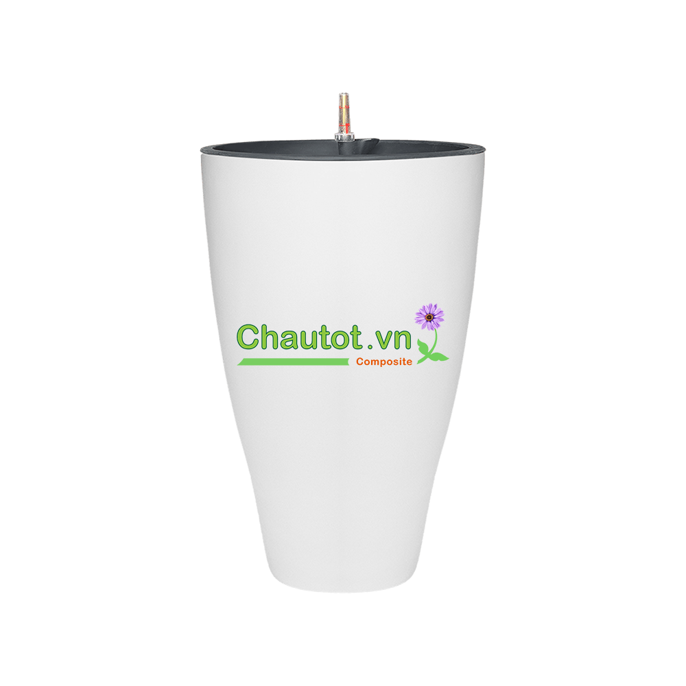 Chậu Composite tròn|MÀU TRẮNG|CT2031-TT 36x56cm - BAOBINH