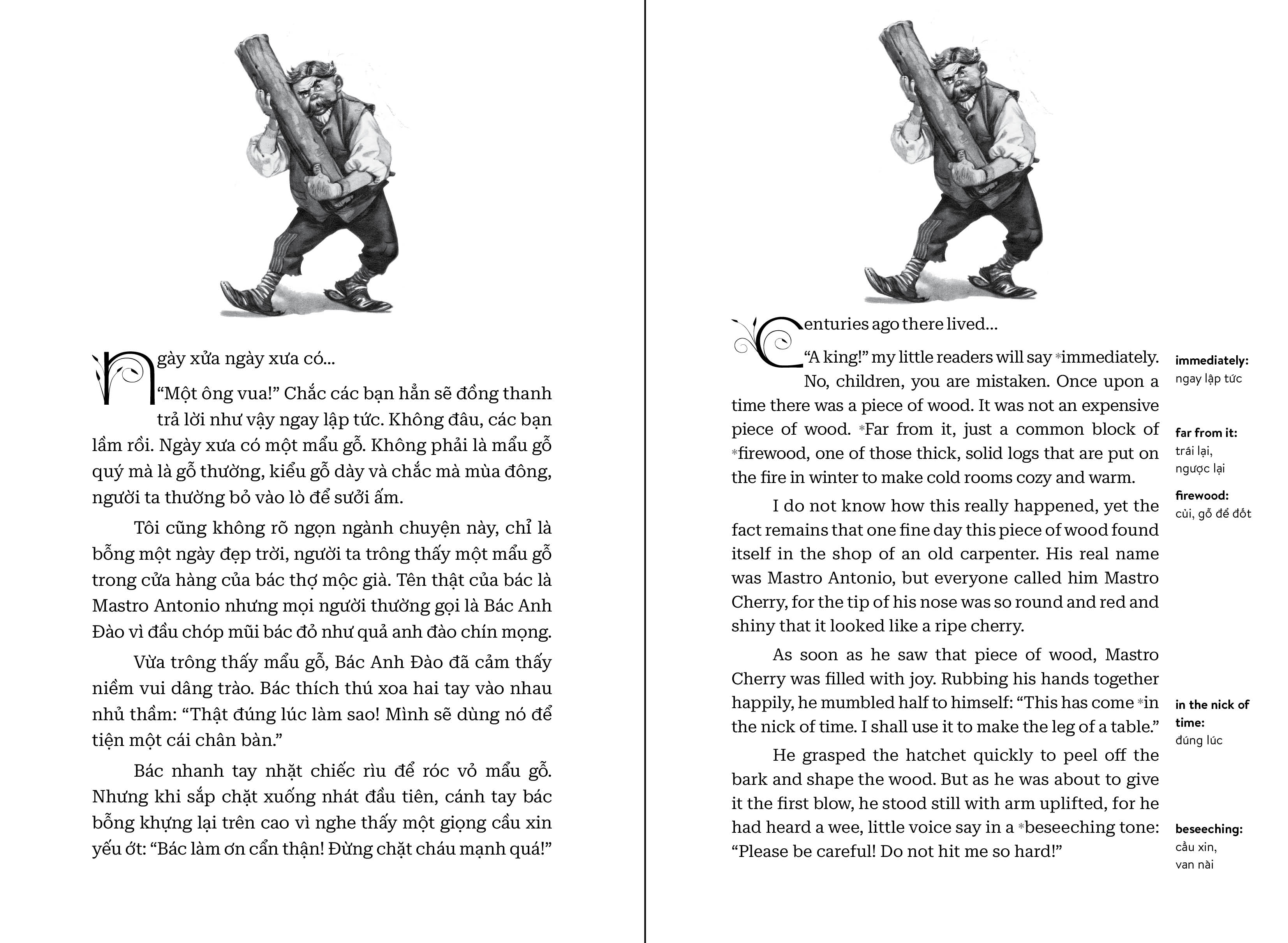 Những cuộc phiêu lưu của PINOCCHINO_The adventures of PINOCCHINO song ngữ Việt - Anh