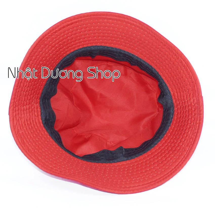 Nón Bucket, tai bèo mặt cười đội 1 mặt - Chất liệu Cotton thoáng mát tạo nên sự độc đáo và mới mẻ