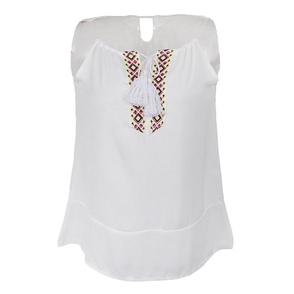 Women's Casual Spaghetti Strap Tank Vest Blouse Sleeveless Crop Tops T-Shirt