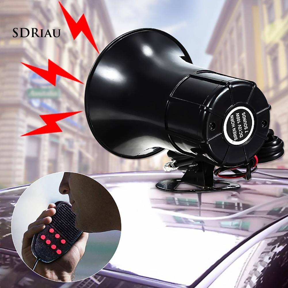 Loa Báo Động 150db 7 Âm Thanh Cho Xe Cảnh Sát