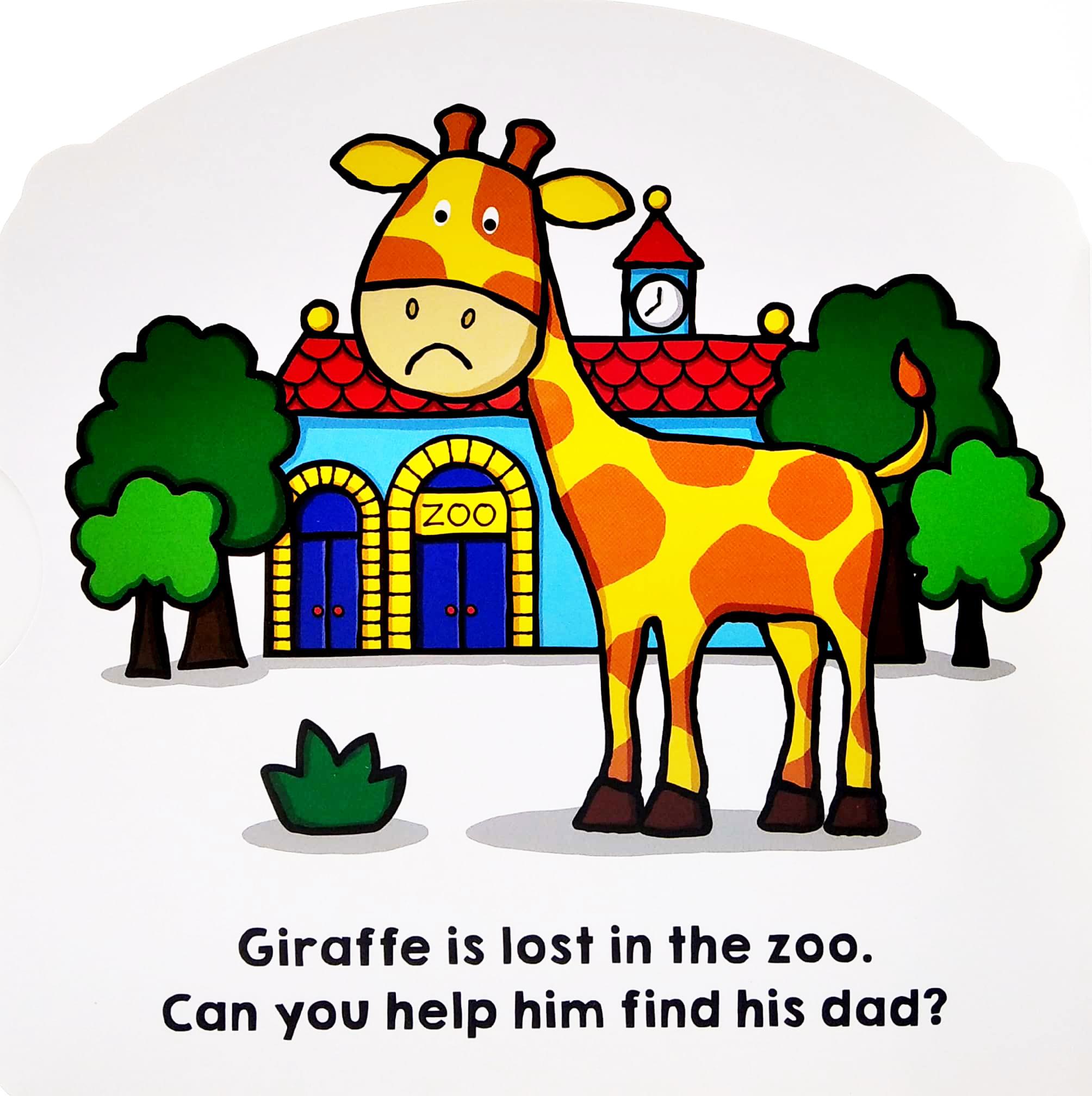 Giraffe Is Lost: An Animal Search-And-Find Book