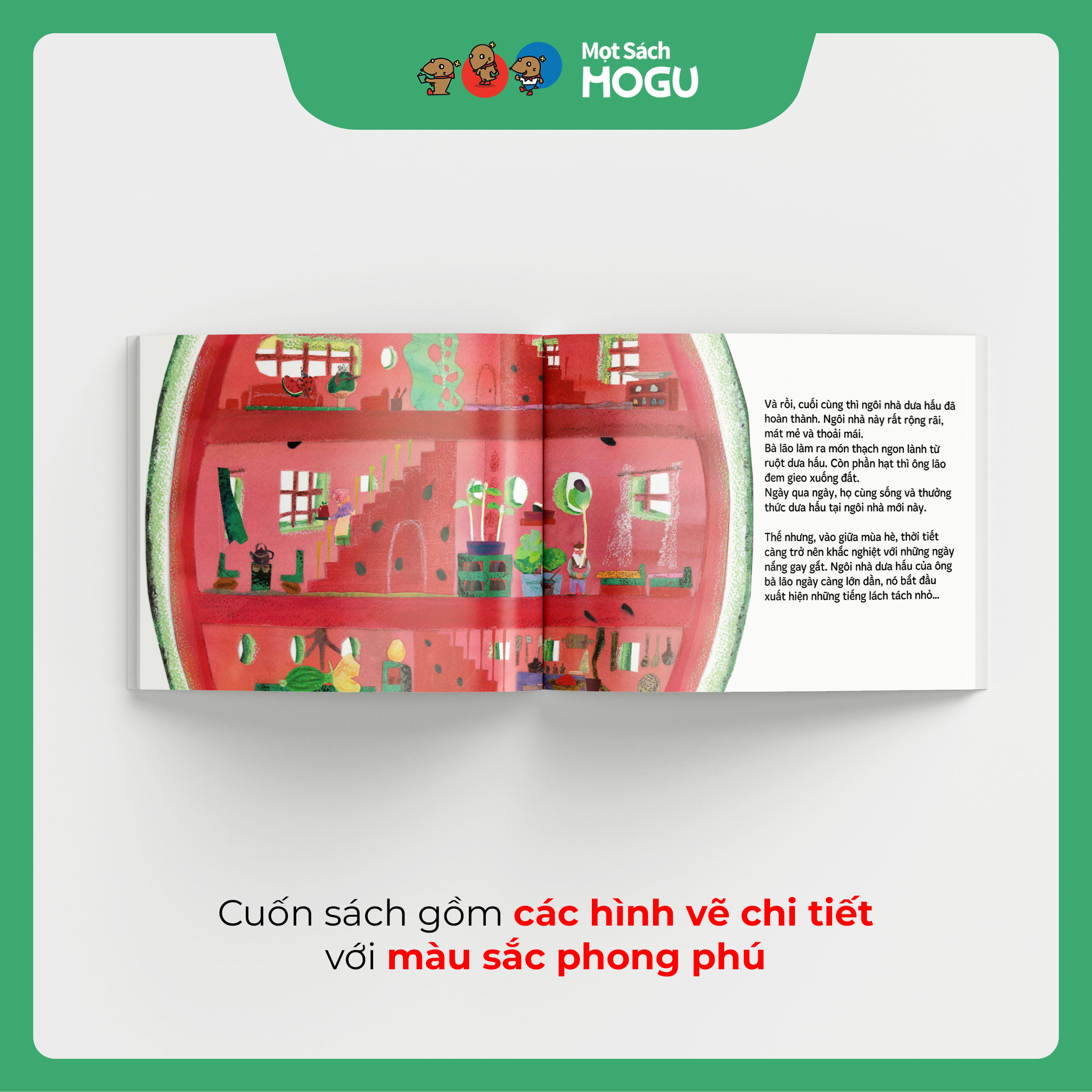 Truyện Ehon bé 3-4-5 tuổi - Cuộc phiêu lưu của ông bà tí hon