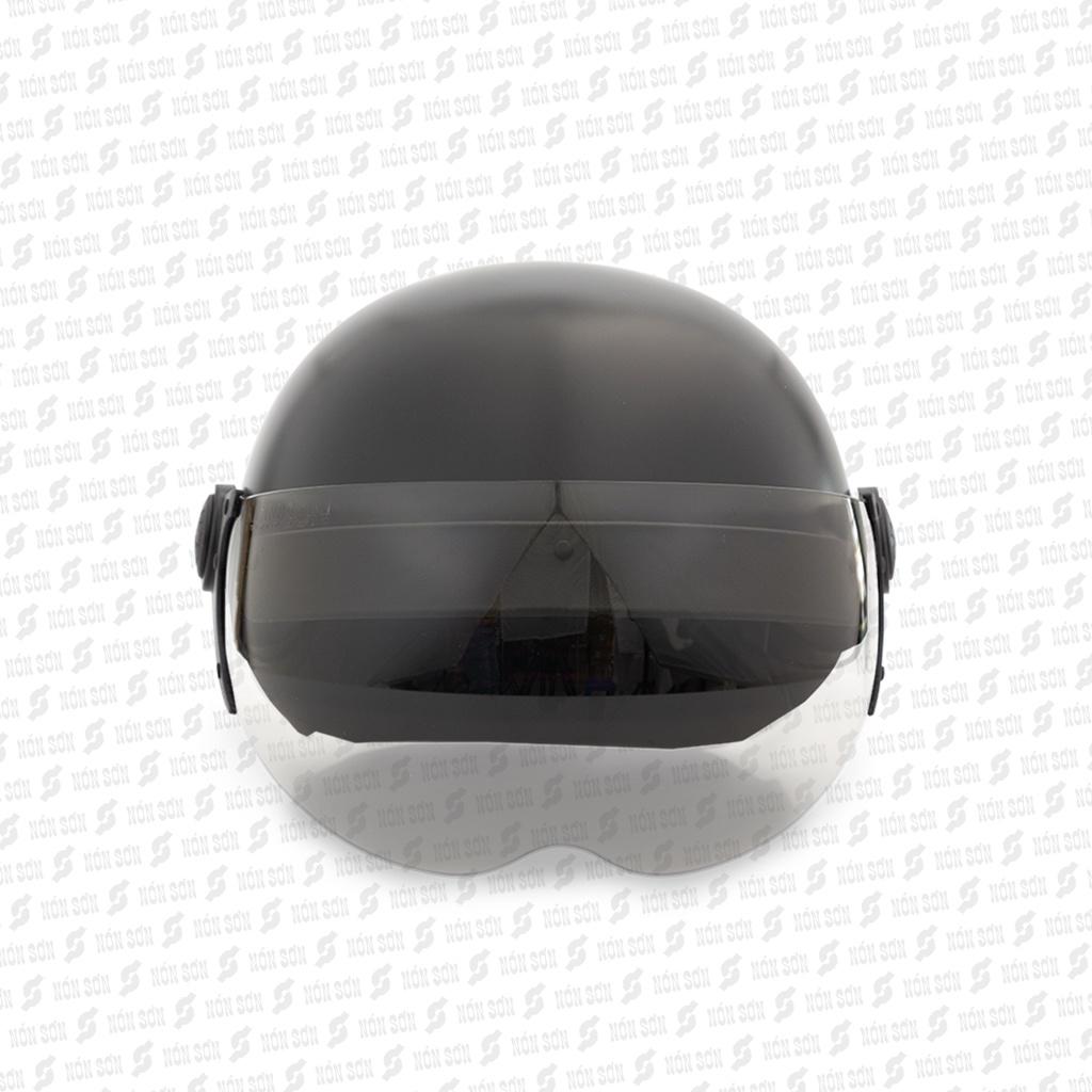 Mũ bảo hiểm nửa đầu có kính chính hãng NÓN SƠN-KT-ĐN052