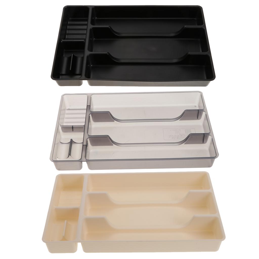 Home Sundries Organizer Office Stationery Storage Box Jewelry Display Tray, 5 Compartments, Multipurpose