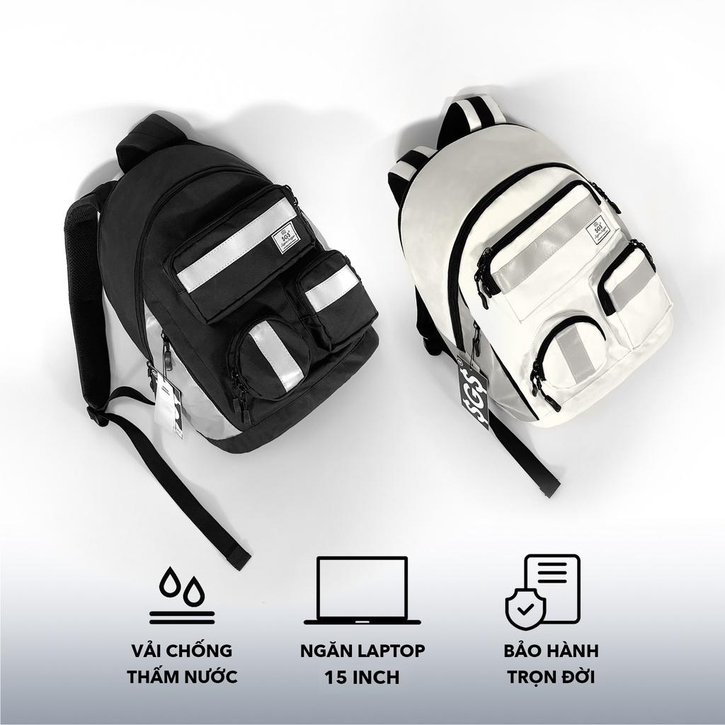Balo Phản Quang SAIGON SWAGGER - SGS Reflective Backpack Ngăn Chống Sốc Lap 15inch