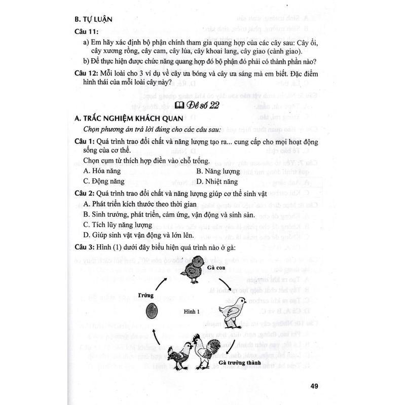 Sách - Đề Kiểm Tra Khoa Học Tự Nhiên Lớp 7 - Dùng Kèm SGK Kết Nối Tri Thức Với Cuộc Sống - Hồng Ân