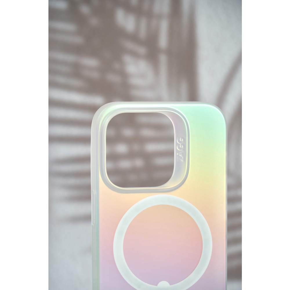 Ốp lưng bảo vệ ZAGG Matte Iridescent Snap hỗ trợ sạc không dây cho iPhone 14 series - Hàng chính hãng