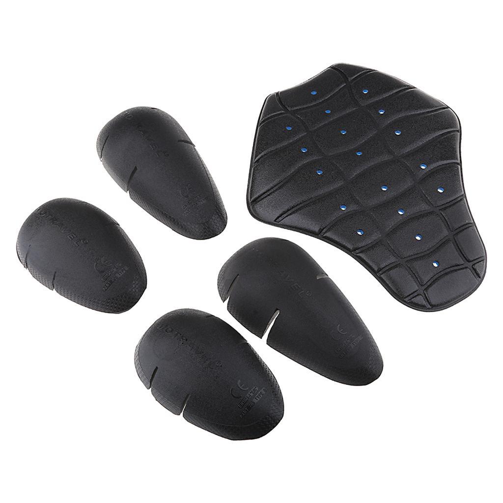 Outdoor Motocross Shoulder Knee Back Pads Detachable Insert Armour Gear