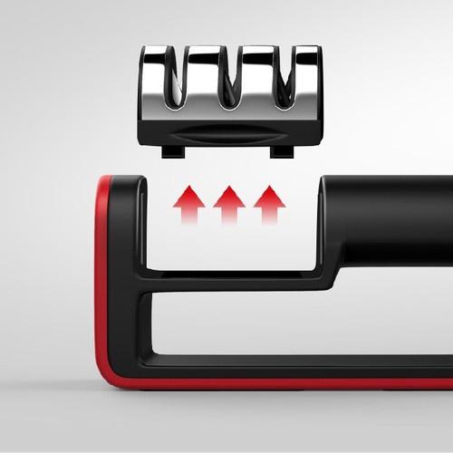 Mài Dao Inox Cầm Tay 3 Lưỡi Đa Năng, Dụng Cụ Mài Dao Kéo Tiện Lợi