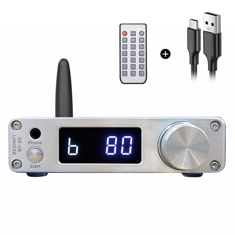 HIFI LCD ESS ES9038Q2M DAC QCC5125 Bluetooth DAC Ban APTX-HD LDAC Bộ Giải Mã Âm Thanh 24Bit/96kHz Đồng Trục Sợi RCA Từ Xa