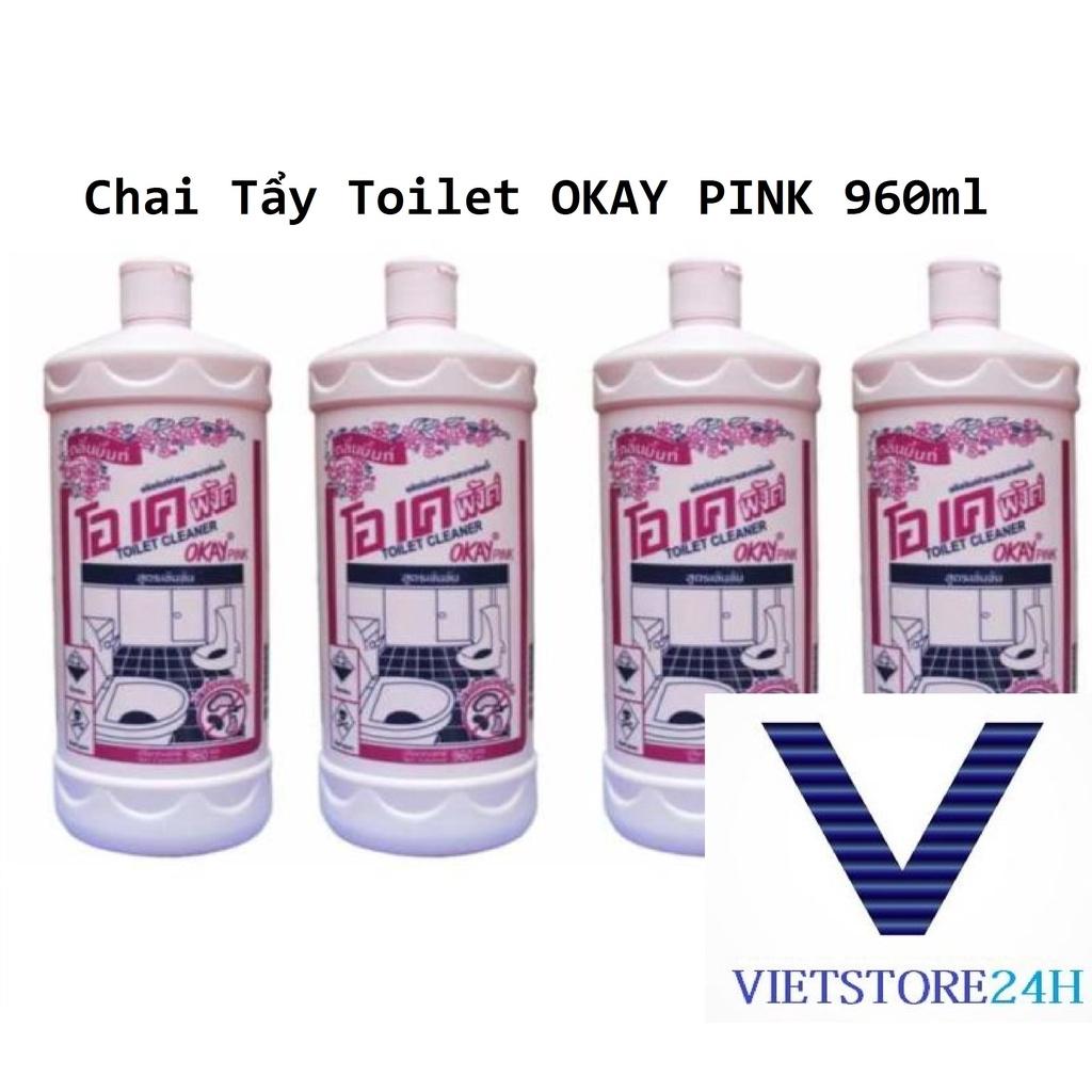 Chai Tẩy Toilet OKAY PINK 960ml