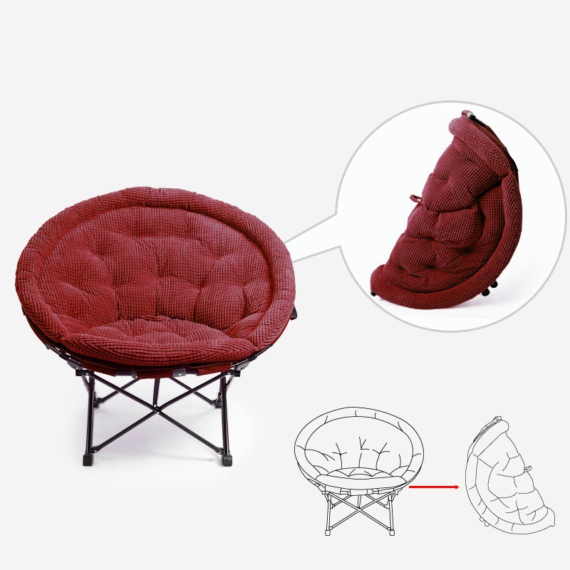 Ghế lười thư giãn Papasan cao cấp gấp gọn, ghế sofa lười đa năng