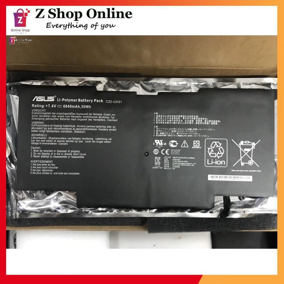 Pin Xịn  Dùng Cho Laptop Asus UX31 UX31A UX31E C21-UX31 C22-UX31 Original