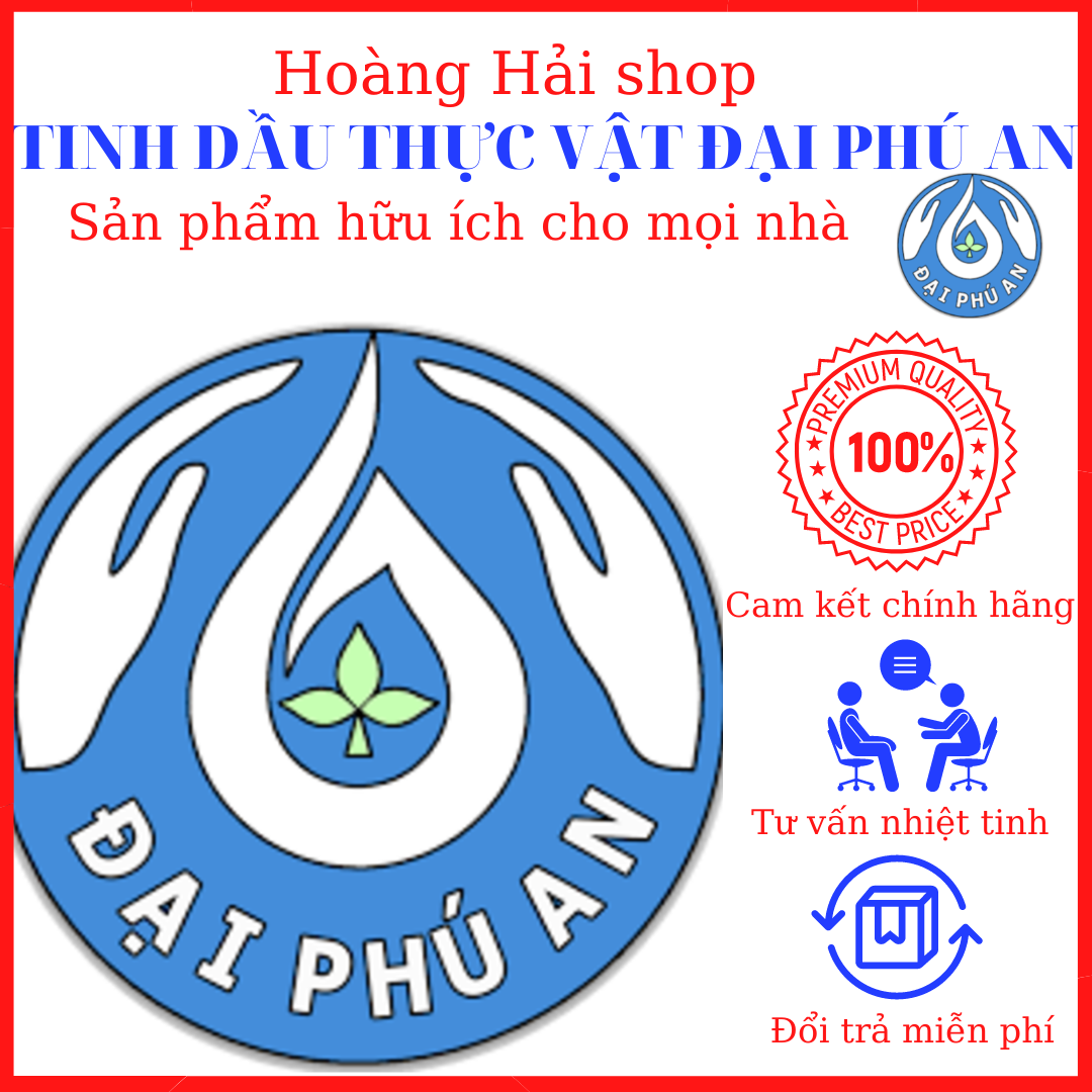 [Quà tặng thanh quế cay] Tinh dầu thực vật đại phú an 15ml