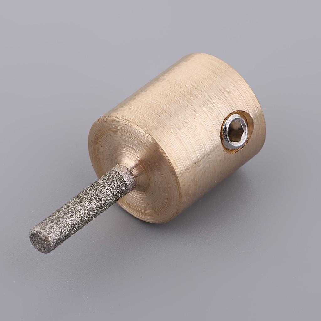 2 Piece Assorted Size Metal Diamond Stained Glass Grinder Head Bit for All Grinders