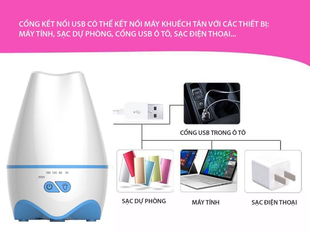 Máy phun sương khuếch tán tinh dầu - DS9999