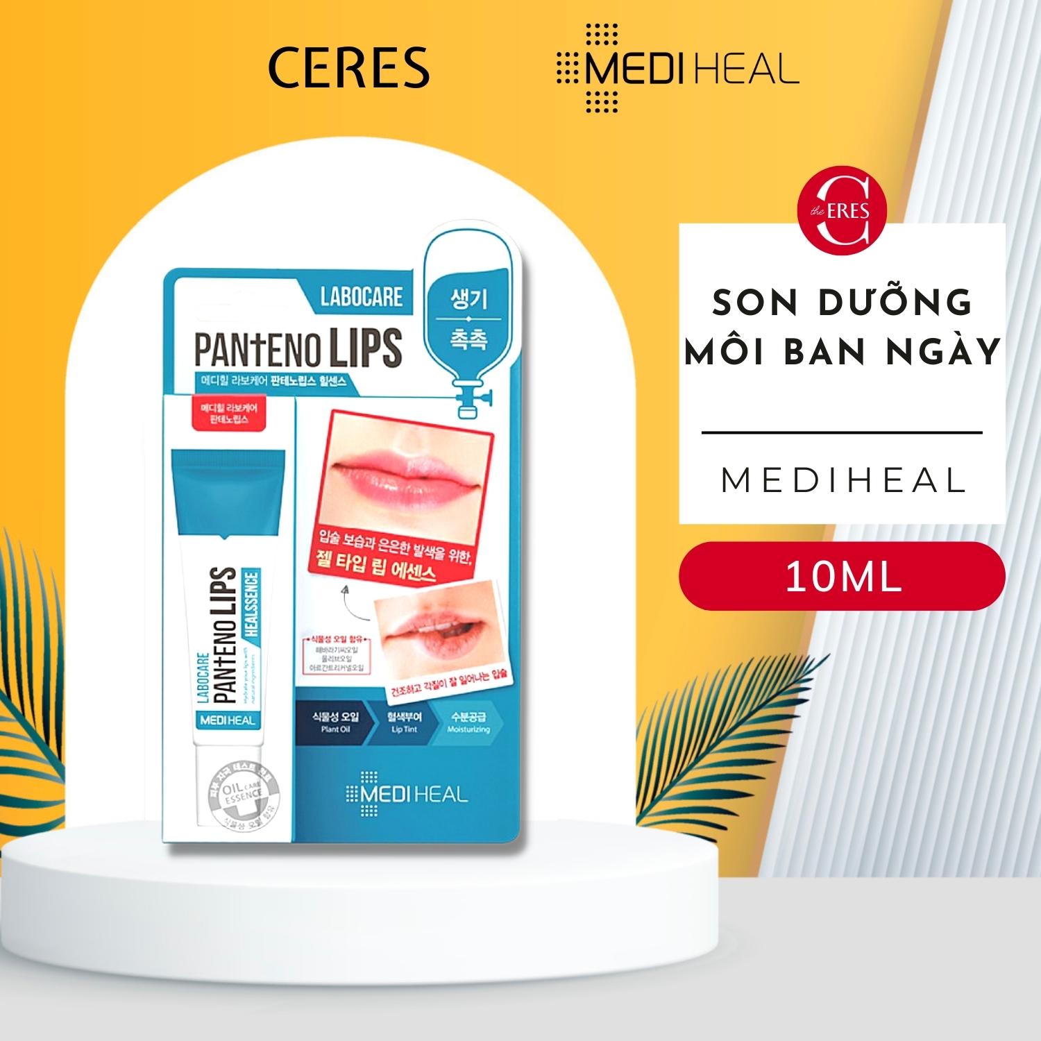 Son Dưỡng Môi Mediheal Labocare Pantenolips Healssence Ban Ngày (Xanh) 10ml