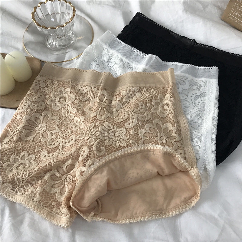 Quần Đùi Thun Phối Ren 2 Lớp Mặc Trong Váy Cho Nữ