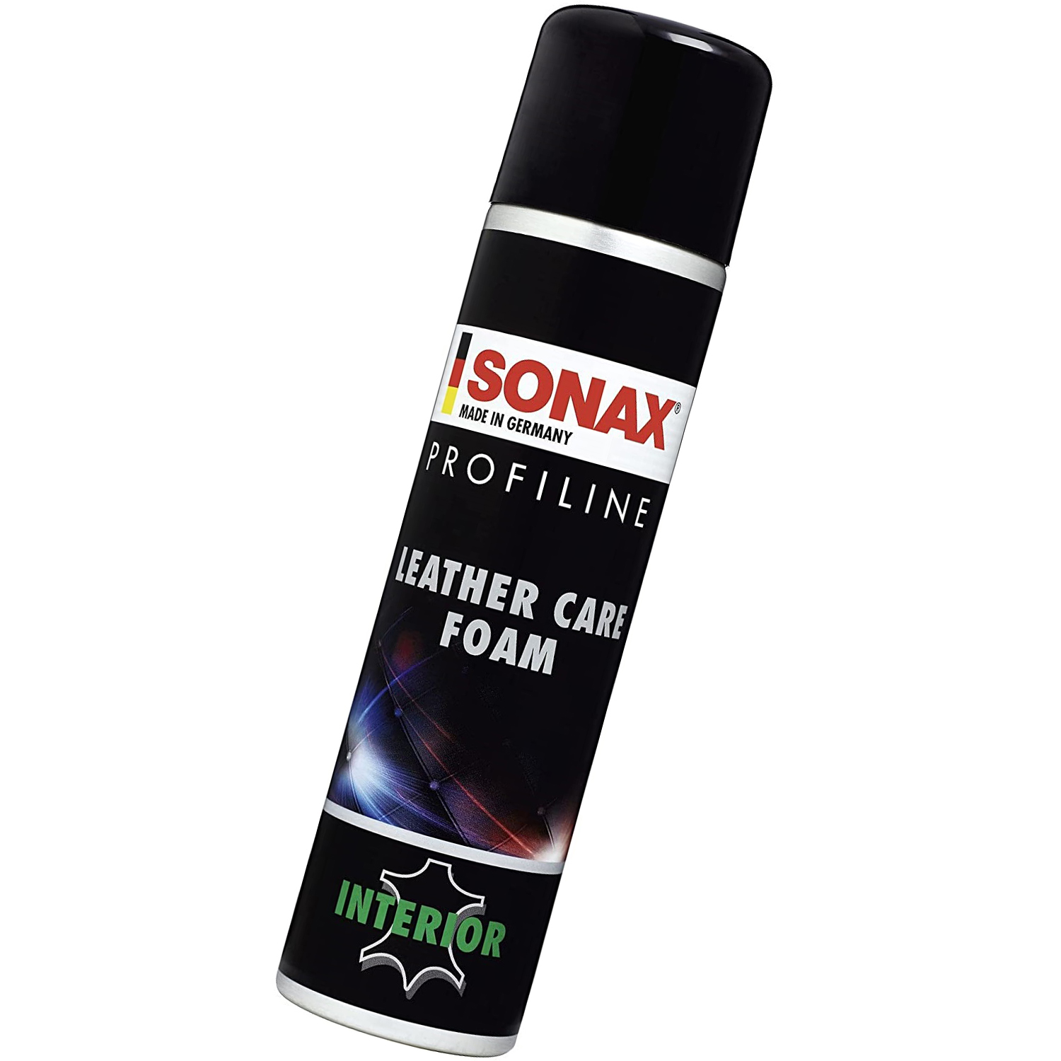 Chai xịt bọt làm sạch và bảo dưỡng ghế da ô tô Leather Care Foam Profiline Sonax 289300 400ml - làm mềm mịn da, dạng bọt không cần dùng nước