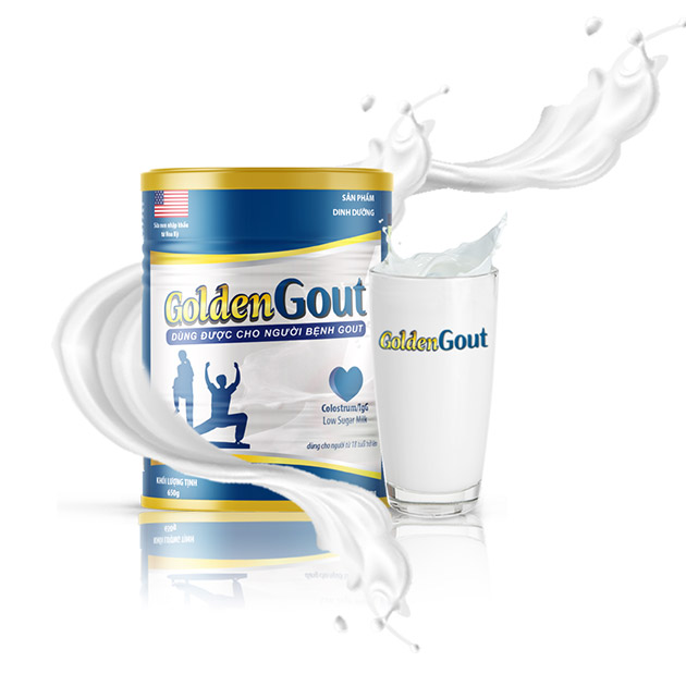 Sữa Golden Gout giải pháp dinh dưỡng hoàn hảo cho người bệnh GOUT