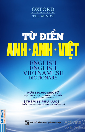 Từ điển Anh - Việt (bìa trước)