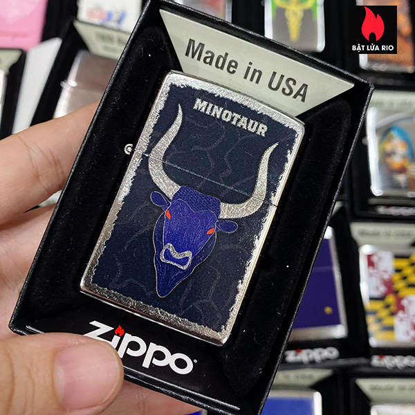 Bật Lửa Zippo 207 Bull Design