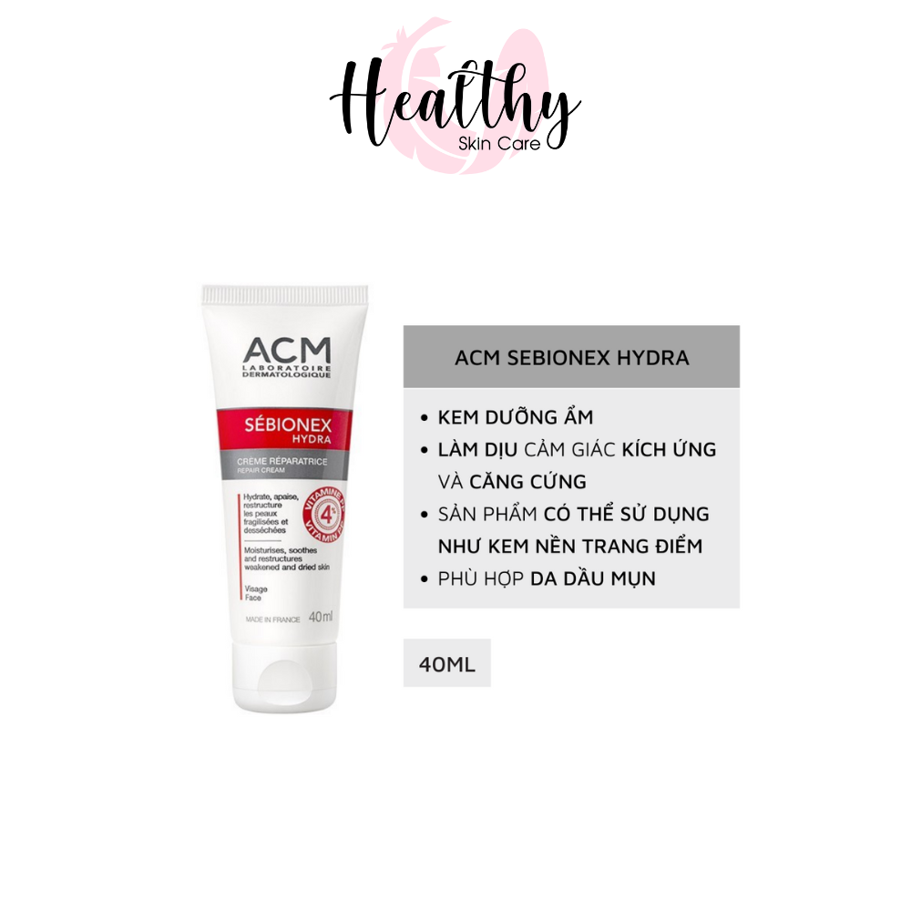 Kem Dưỡng Ẩm Dành Cho Da Mụn ACM Sebionex Hydra Repair Cream 40ml