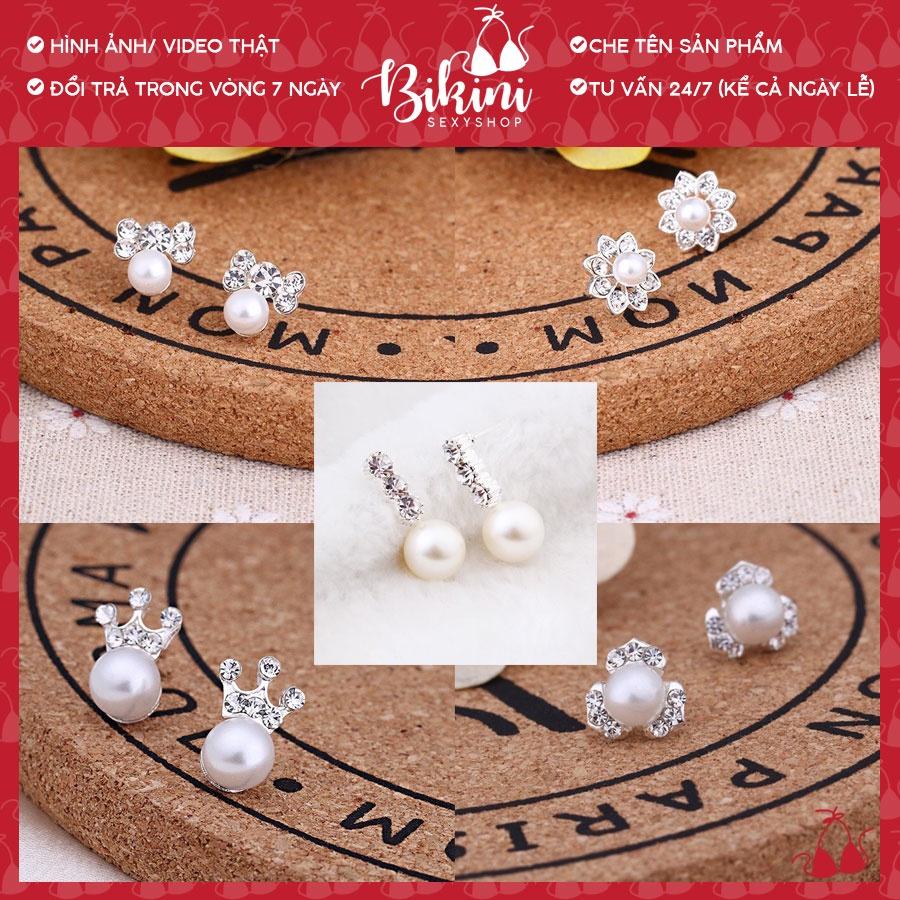️ Khuyên Tai Thời Trang Nữ Mạ Bạc Nhiều Mẫu Dễ Thương - Cam Kết Rẻ Đẹp KT01