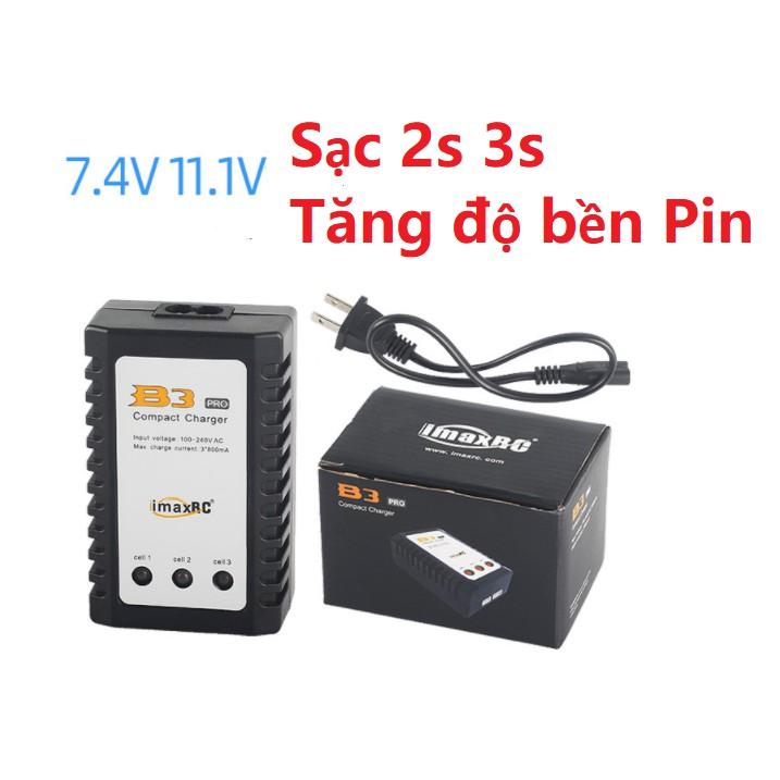 Sạc B3 Mini Pro 7.4v 11.1v 2s 3s Sạc Pin Máy bay điều khiển Flycam Xe điều khiển từ xa