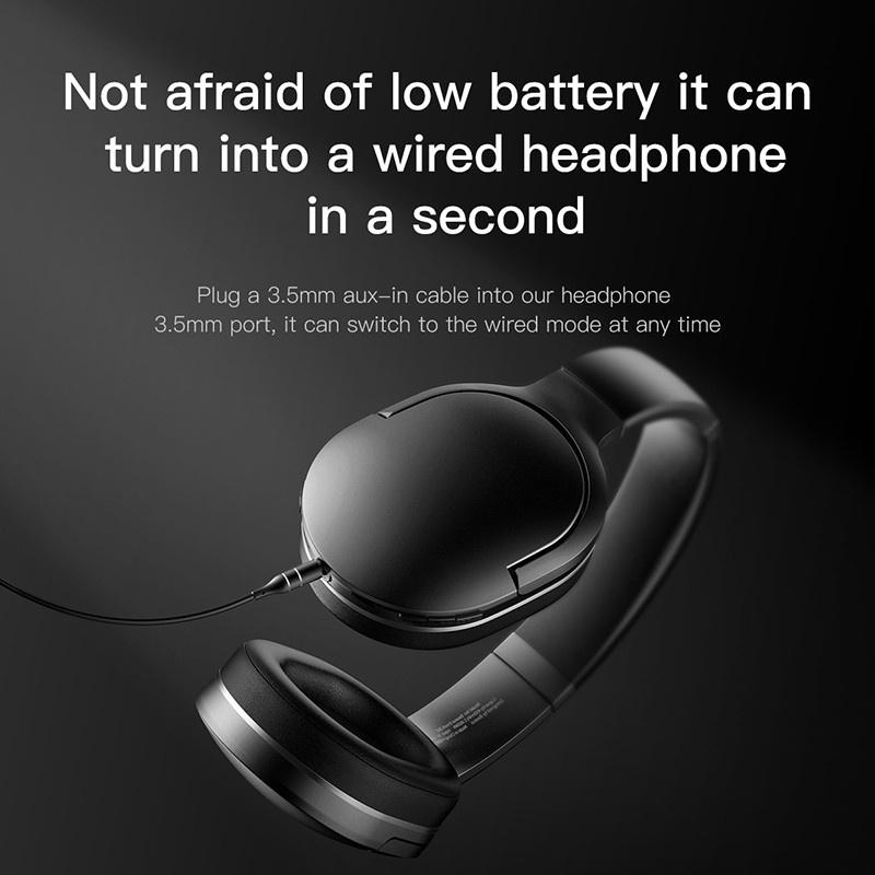 Tai nghe chụp tai không dây cao cấp Baseus Encok D02 Pro Stereo