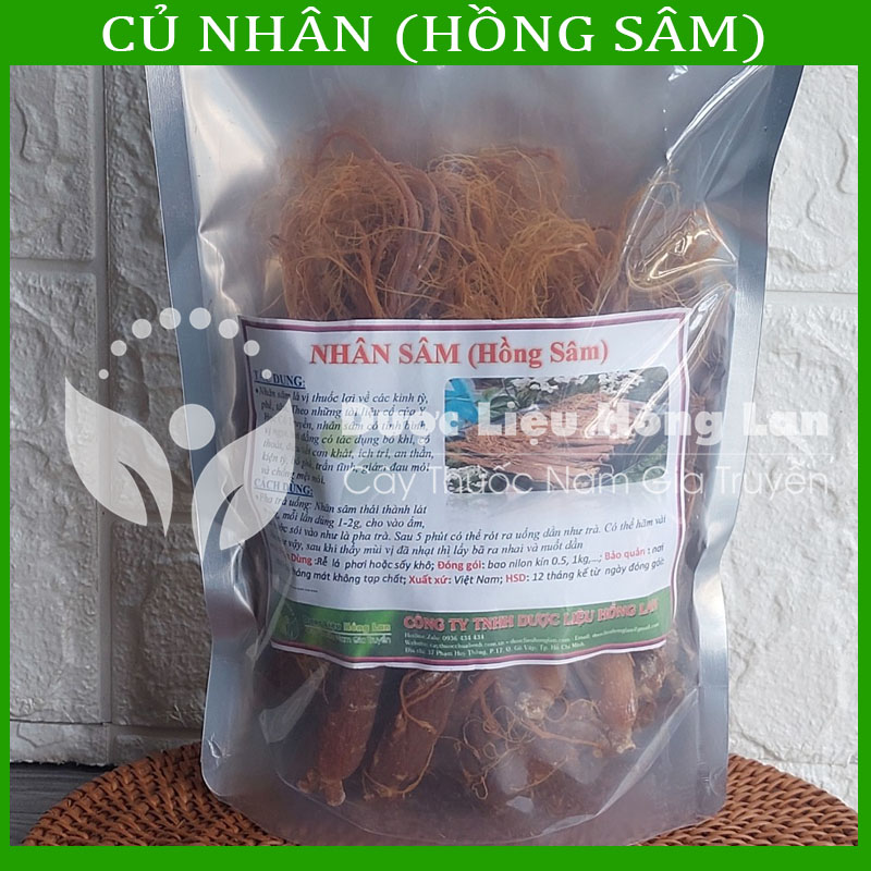 [Thượng hạng] 100G Củ Nhân Sâm (Hồng Sâm) Hàn Quốc khô loại 1