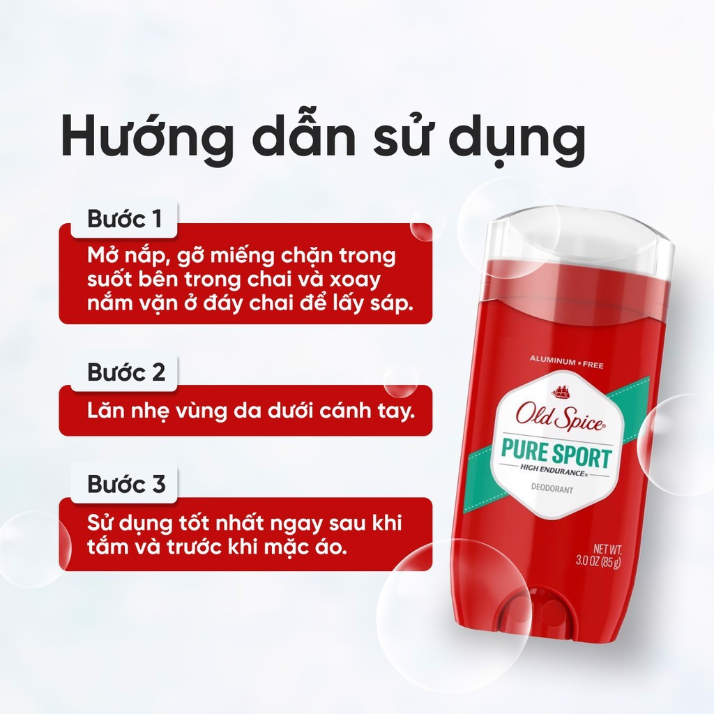 Sáp Khử Mùi Cho Nam Old Spice High Endurance Deodorant 85g