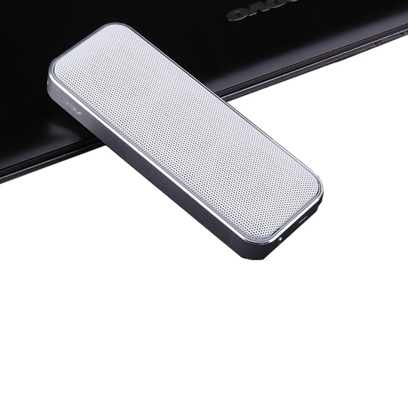 Loa bluetooth mini bt202 không dây di động loa âm thanh stereo kim loại siêu mỏng với mic hỗ trợ loa ngoài trời miễn phí Color: White Set Type: Speaker