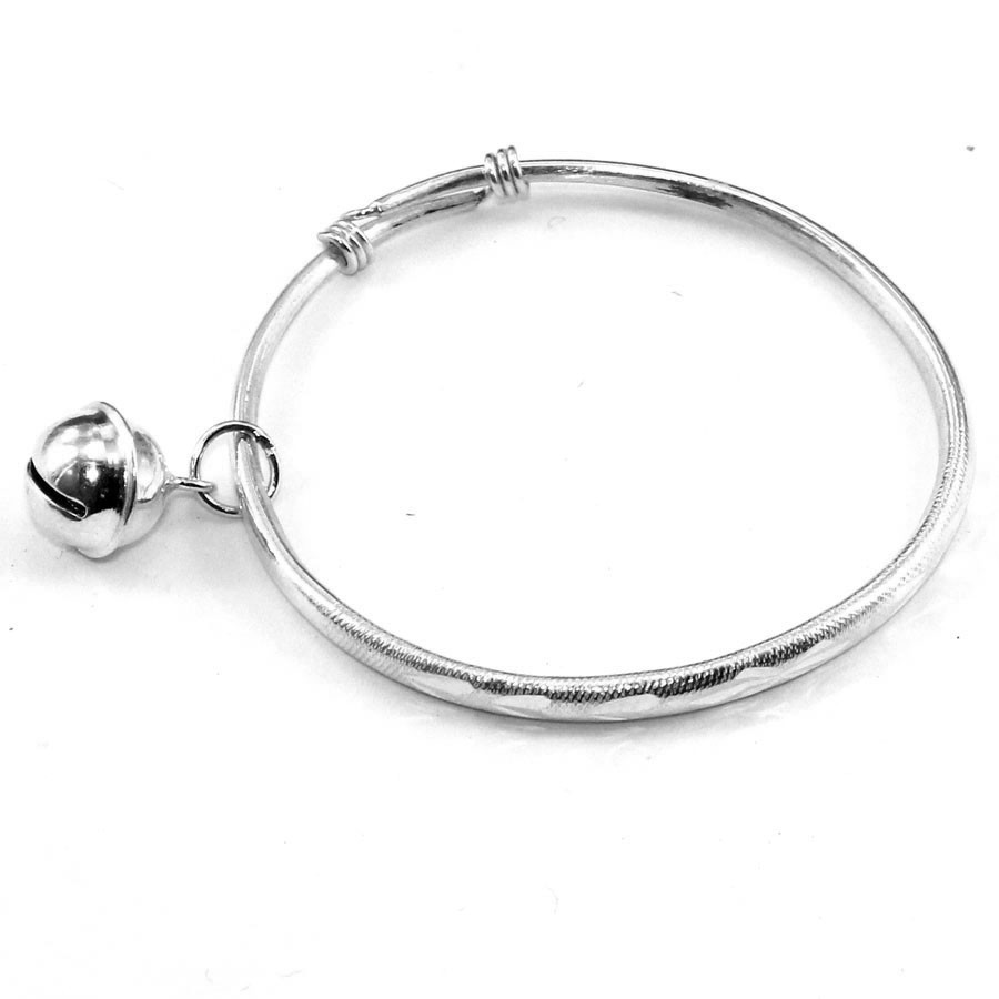Lắc Tay Lắc Chân Trẻ Em Bạc Hiểu Minh LTE012 dạng kiềng