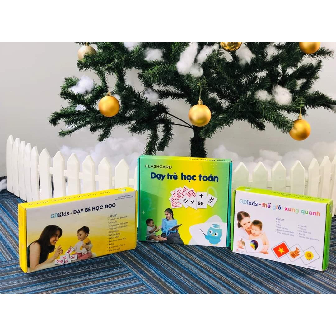 Combo Flash Card - Thẻ học thông minh theo phương pháp phương pháp Glenn Doman trọn bộ