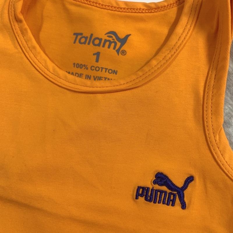Áo Ba Lỗ Bé Trai Thun Cotton 4 Chiều Đẹp Logo Thêu 7-18kg