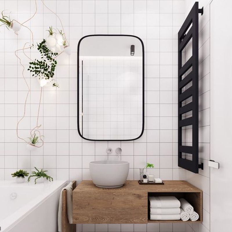 GƯƠNG HÌNH CHỮ NHẬT BO GÓC VIỀN NHÔM