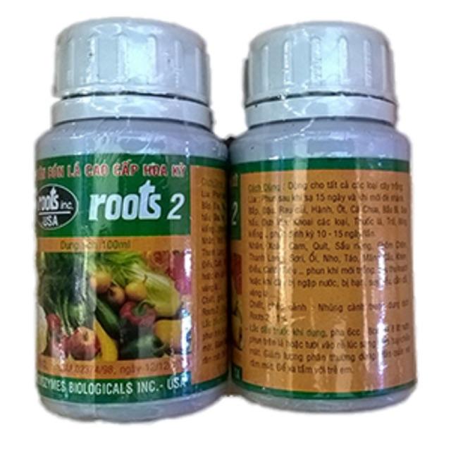 Phân bón lá cao cấp Hoa Kỳ ROOTS 2 100ML