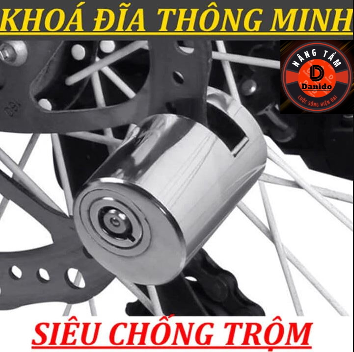 [CHỌN LOẠI KHÓA] Khóa Mã Số Chữ U Mini 4 Số Chống Trộm – Khóa Phanh Đĩa Xe Máy Chống Cắt, Thép Nguyên Khối Hiệu Quả D Danido