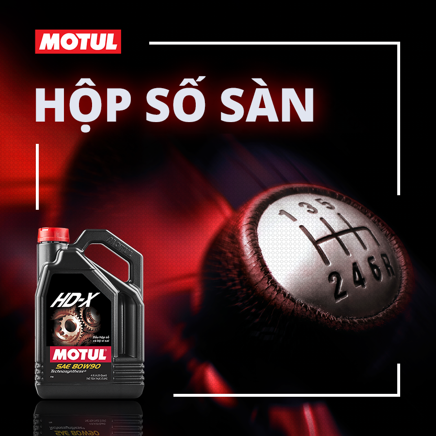 Dầu hợp số sàn xe ô tô MOTUL HDX 80W90 4L